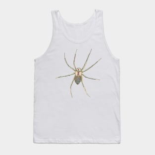 Spider, on green. Tank Top